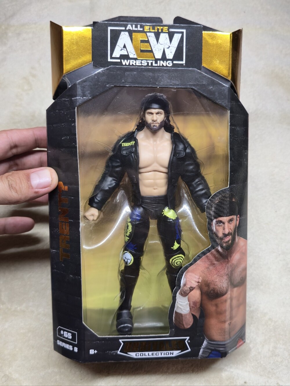 ALL ELITE AEW Series 8 Unrivaled Collection TRENT? #65 Action Figure NIB